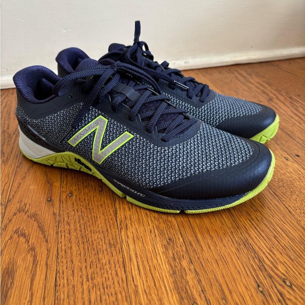 New Balance Men’s Minimus 40 MX40V1 Training Shoe Blue/Green Size 9.5 NWOB